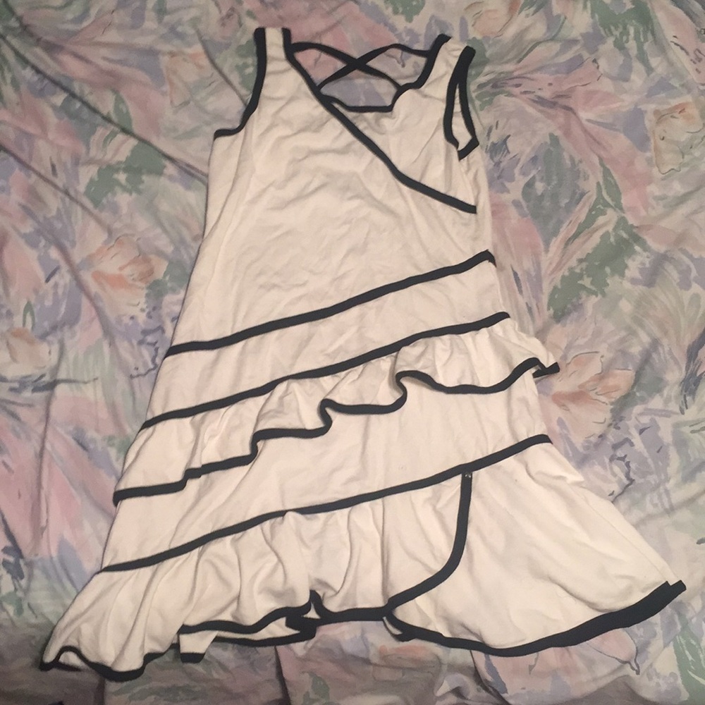 black and white children dress